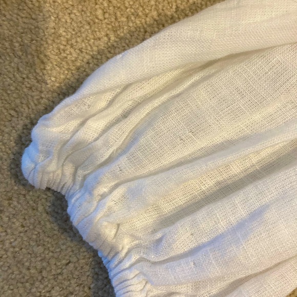 Zara linen white shirt - Picture 3 of 4